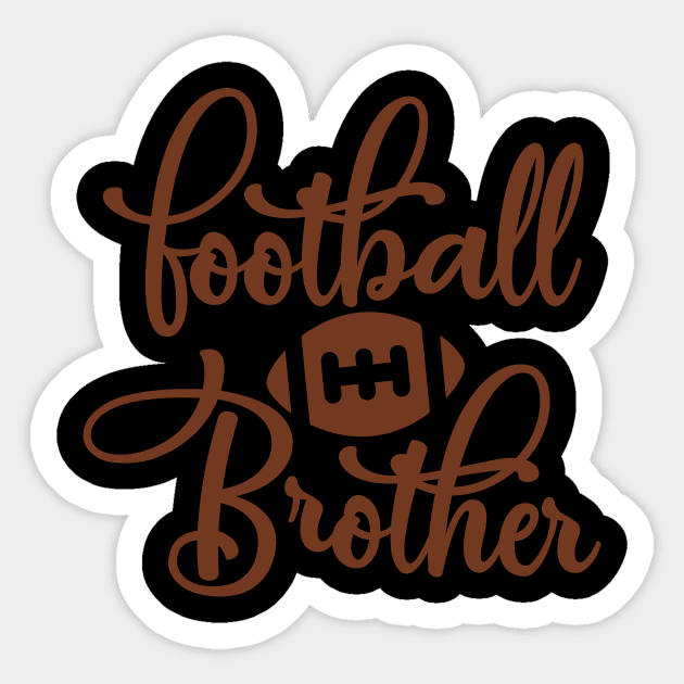 Football Family Football Brother Sticker by StacysCellar